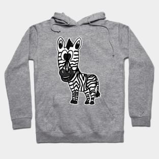 Doodle Zebra Hoodie